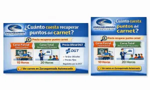 ¿Cuánto dura un curso de 200 horas? La autoescuela Zarzaquemada ofrece cursos para recuperar puntos del carnet, con opciones de 10 y 20 horas.