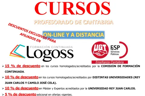 Cursos de Logoss, homologados y a distancia, con descuentos para afiliados.