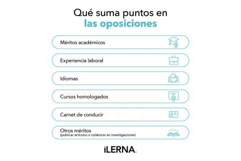 Lista de méritos para oposiciones: académicos, experiencia, idiomas, cursos homologados, carnet y otros. ¡Los cursos gratis oposiciones suman!