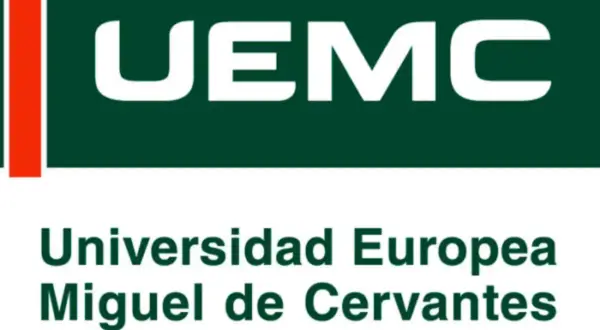 Logo de la Universidad Europea Miguel de Cervantes, que ofrece diversos cursos.