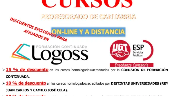 Cursos de Logoss, homologados y a distancia, con descuentos para afiliados.