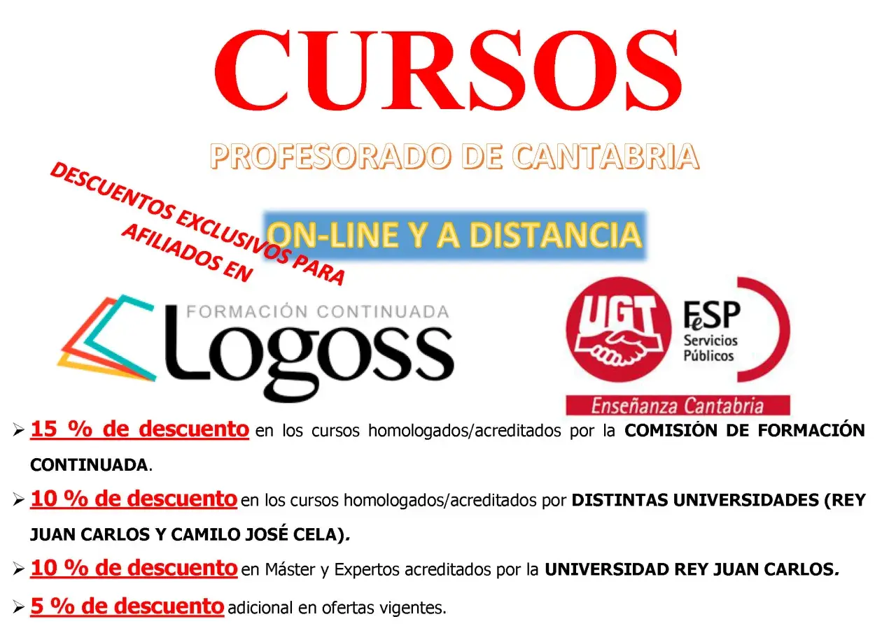 Cursos de Logoss, homologados y a distancia, con descuentos para afiliados.