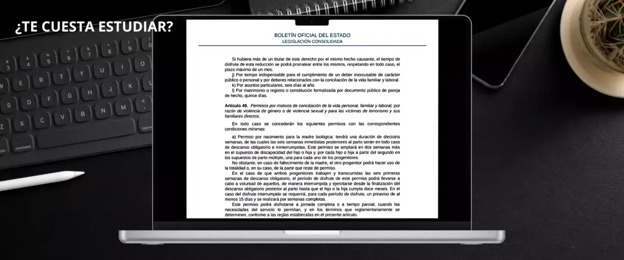 Estudiar leyes puede ser un desafío. Este documento, 