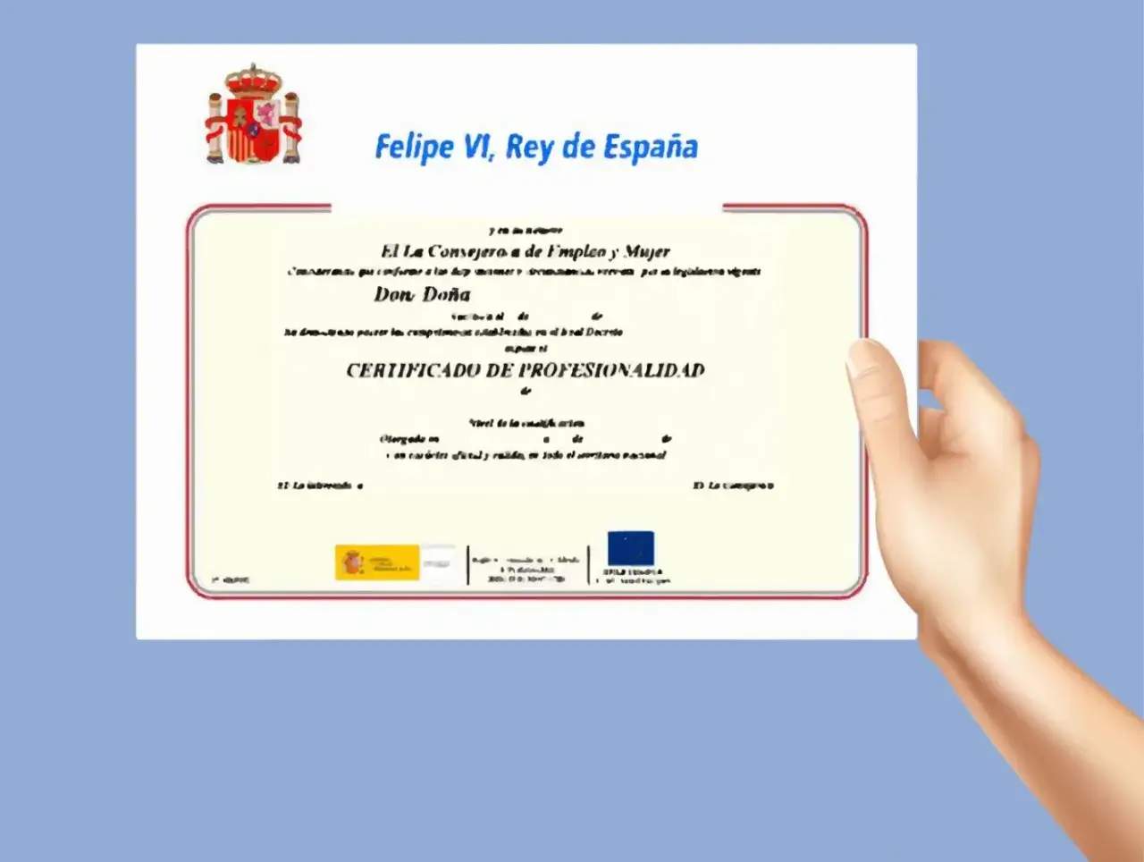 Certificado de Profesionalidad, un documento oficial que valida la formaci&oacute;n recibida, ideal para quienes buscan cursos acreditados y mejorar su empleabilidad.